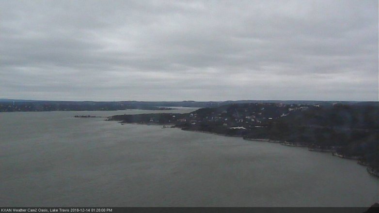 Lake Travis webcam, December 14, 2018 12:30 PM CT
