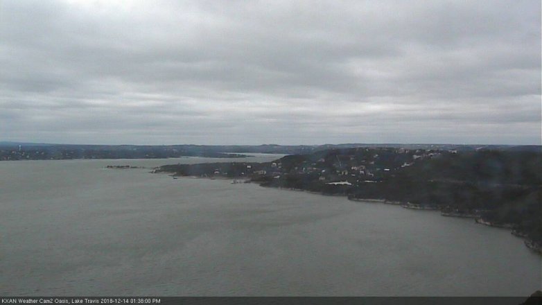 Lake Travis webcam, December 14, 2018 12:40 PM CT