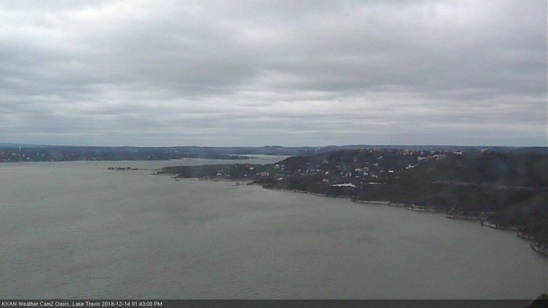 Lake Travis webcam, December 14, 2018 12:45 PM CT