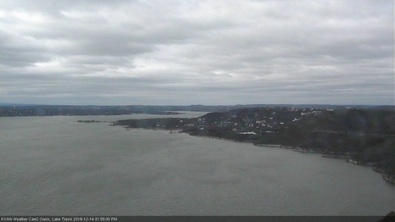 Lake Travis webcam, December 14, 2018 1:00 PM CT