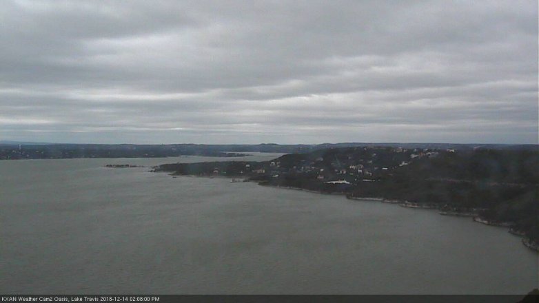 Lake Travis webcam, December 14, 2018 1:10 PM CT