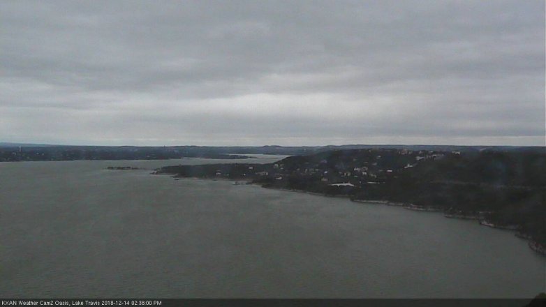 Lake Travis webcam, December 14, 2018 1:40 PM CT