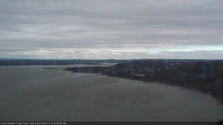 Lake Travis webcam, December 14, 2018 2:00 PM CT