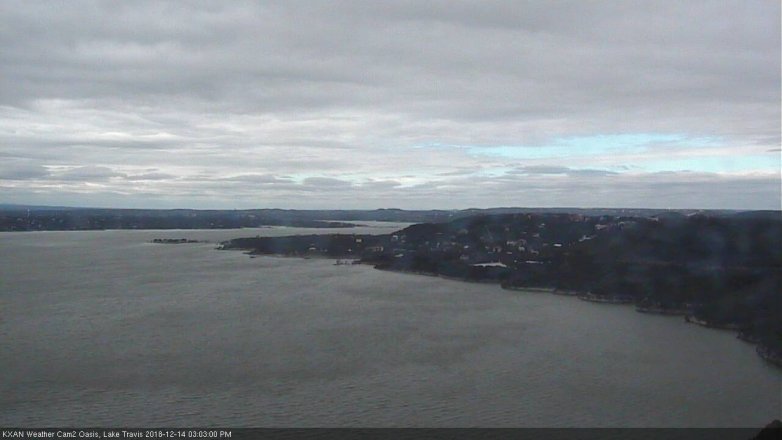 Lake Travis webcam, December 14, 2018 2:05 PM CT