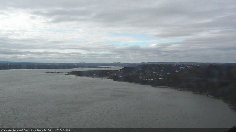Lake Travis webcam, December 14, 2018 2:10 PM CT