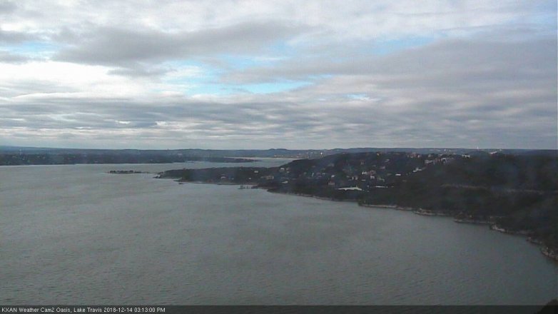 Lake Travis webcam, December 14, 2018 2:15 PM CT