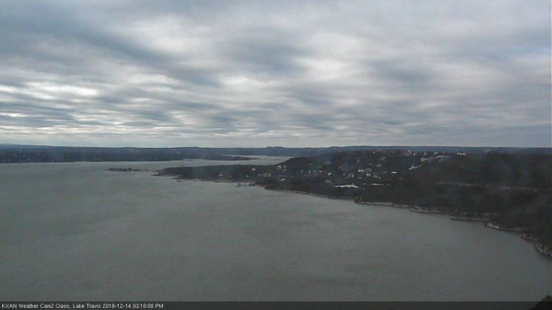 Lake Travis webcam, December 14, 2018 2:20 PM CT
