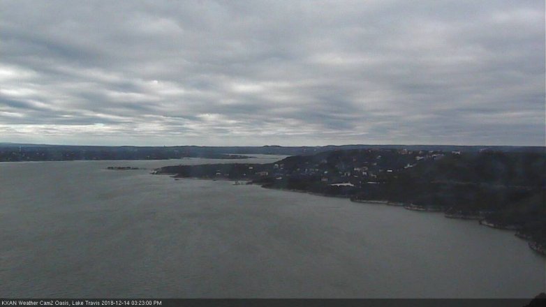 Lake Travis webcam, December 14, 2018 2:25 PM CT