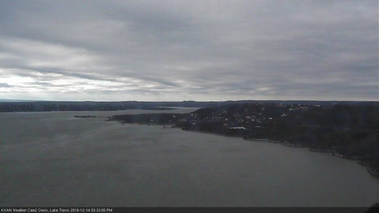 Lake Travis webcam, December 14, 2018 2:35 PM CT