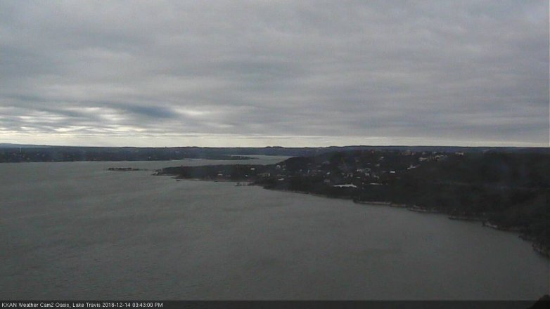 Lake Travis webcam, December 14, 2018 2:45 PM CT