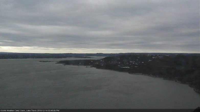 Lake Travis webcam, December 14, 2018 2:50 PM CT