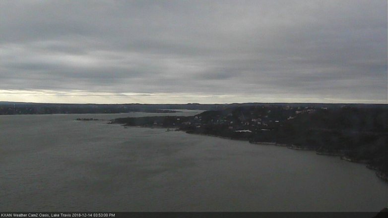Lake Travis webcam, December 14, 2018 2:55 PM CT