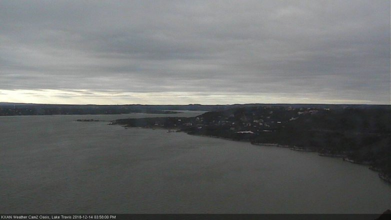 Lake Travis webcam, December 14, 2018 3:00 PM CT