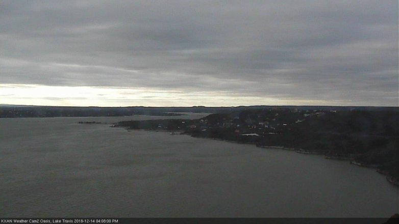 Lake Travis webcam, December 14, 2018 3:10 PM CT