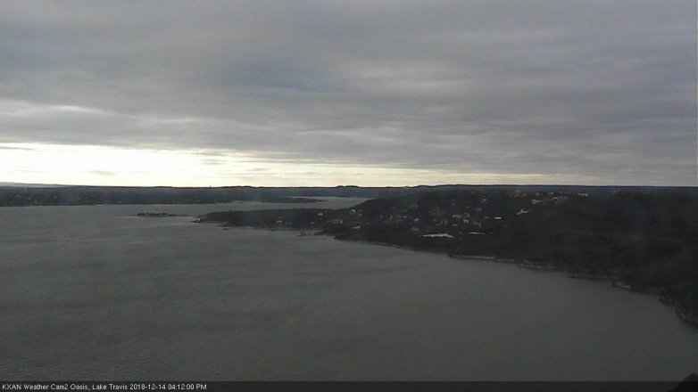 Lake Travis webcam, December 14, 2018 3:15 PM CT