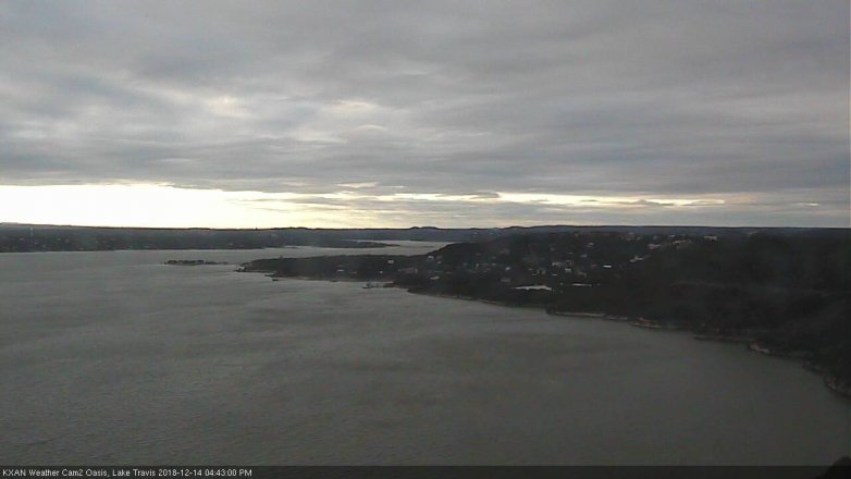 Lake Travis webcam, December 14, 2018 3:45 PM CT