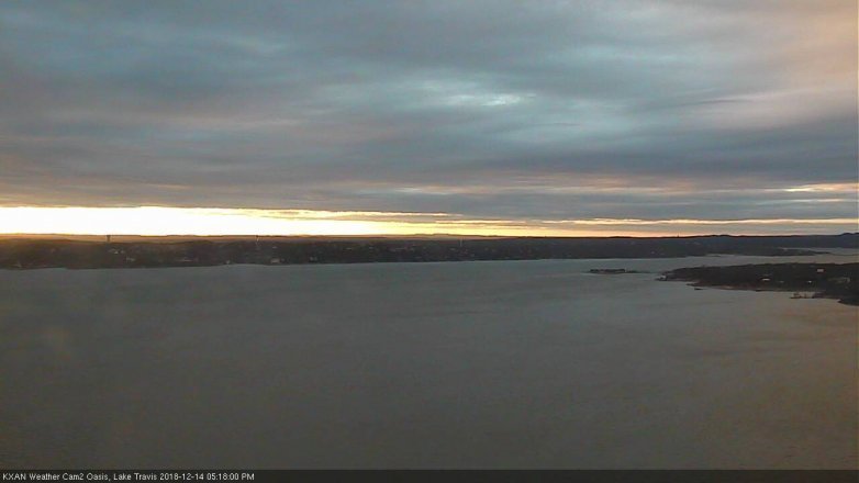 Lake Travis webcam, December 14, 2018 4:20 PM CT