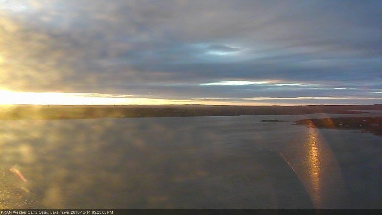 Lake Travis webcam, December 14, 2018 4:25 PM CT