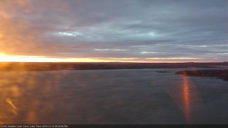 Lake Travis webcam, December 14, 2018 4:30 PM CT