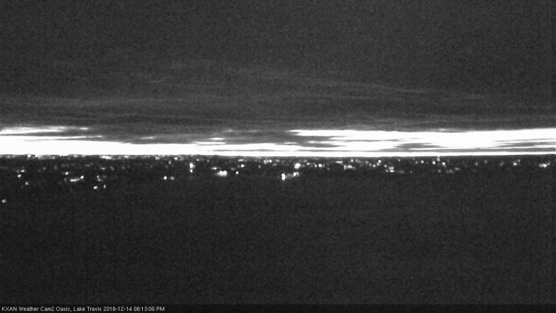 Lake Travis webcam, December 14, 2018 5:15 PM CT