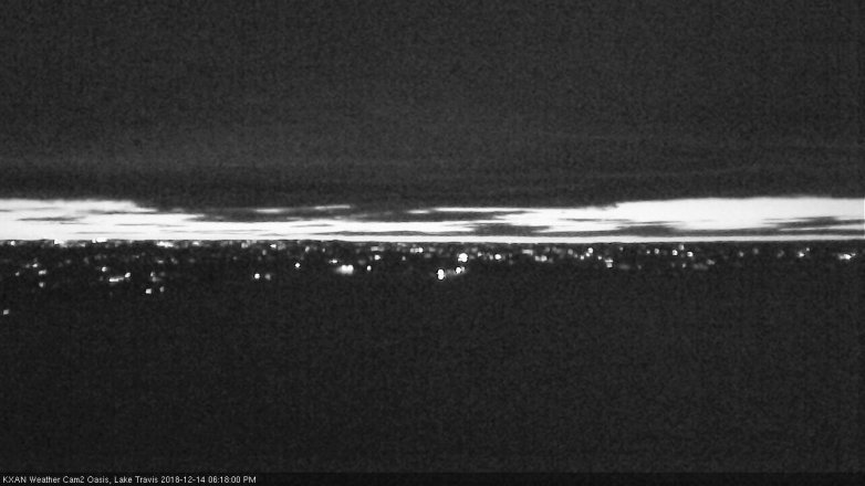 Lake Travis webcam, December 14, 2018 5:20 PM CT
