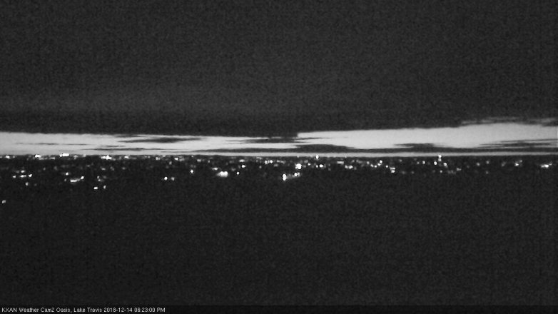 Lake Travis webcam, December 14, 2018 5:25 PM CT