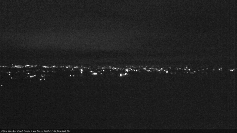 Lake Travis webcam, December 14, 2018 5:45 PM CT
