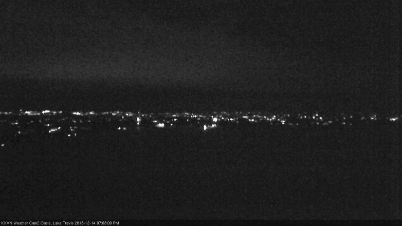 Lake Travis webcam, December 14, 2018 6:05 PM CT