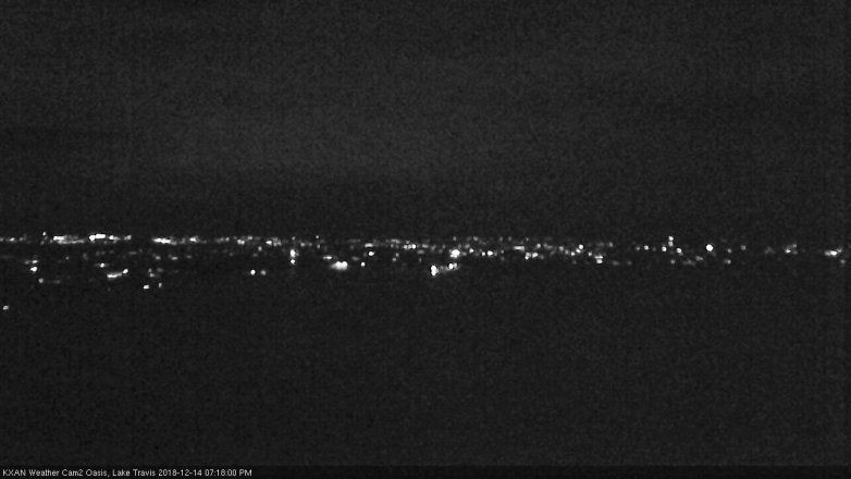 Lake Travis webcam, December 14, 2018 6:20 PM CT