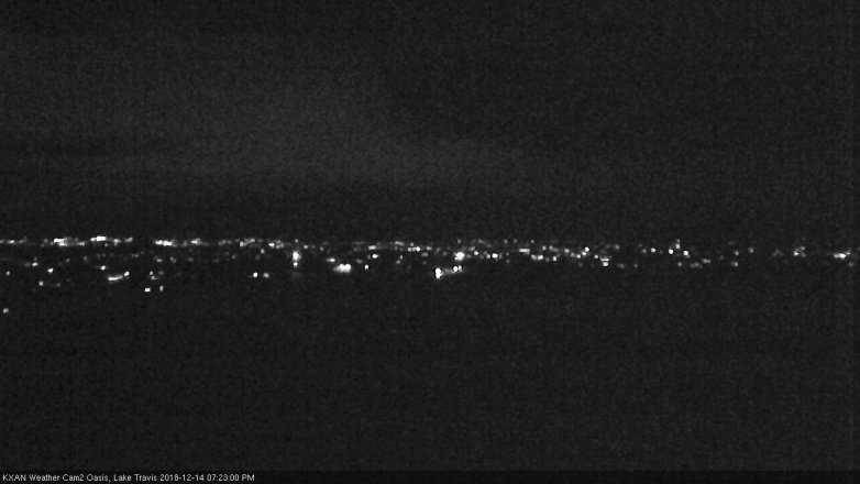 Lake Travis webcam, December 14, 2018 6:25 PM CT
