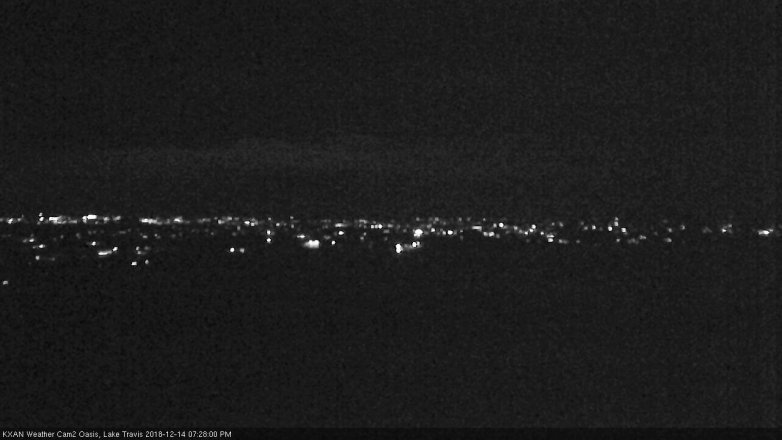 Lake Travis webcam, December 14, 2018 6:30 PM CT