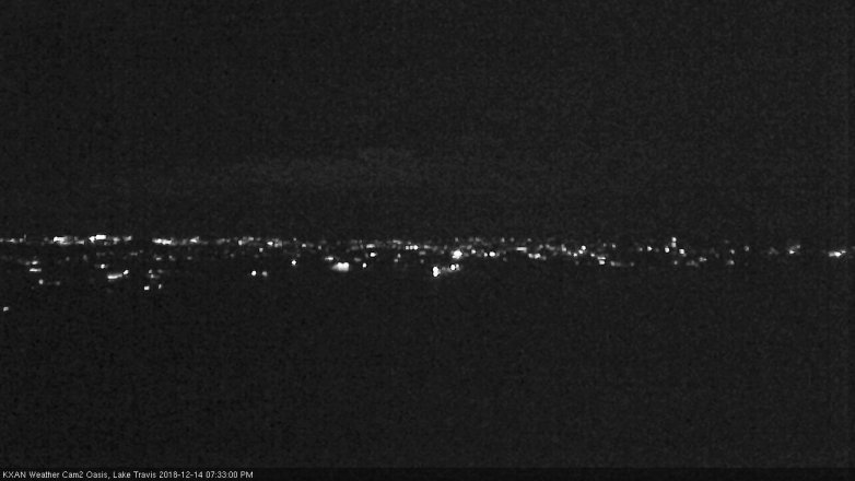 Lake Travis webcam, December 14, 2018 6:35 PM CT