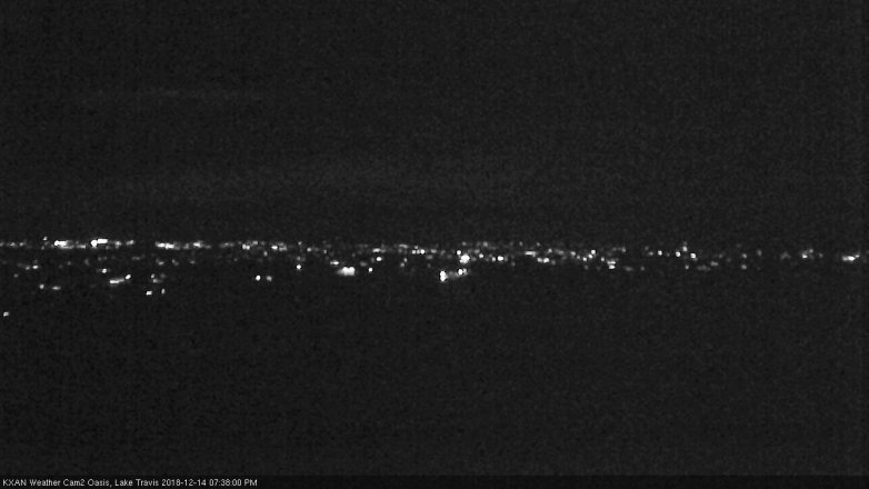 Lake Travis webcam, December 14, 2018 6:40 PM CT