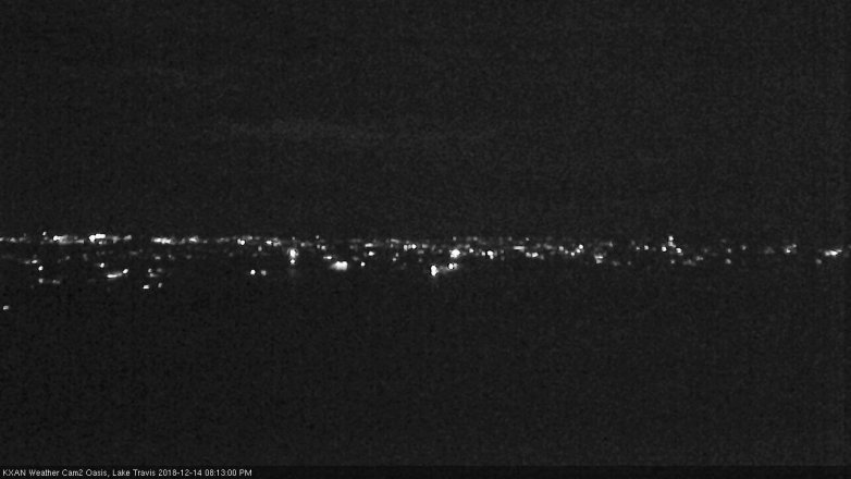 Lake Travis webcam, December 14, 2018 7:15 PM CT