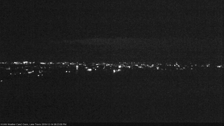 Lake Travis webcam, December 14, 2018 7:25 PM CT