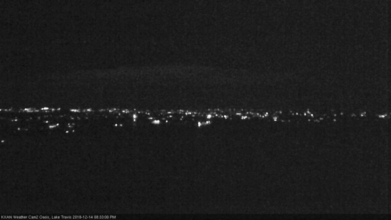 Lake Travis webcam, December 14, 2018 7:35 PM CT