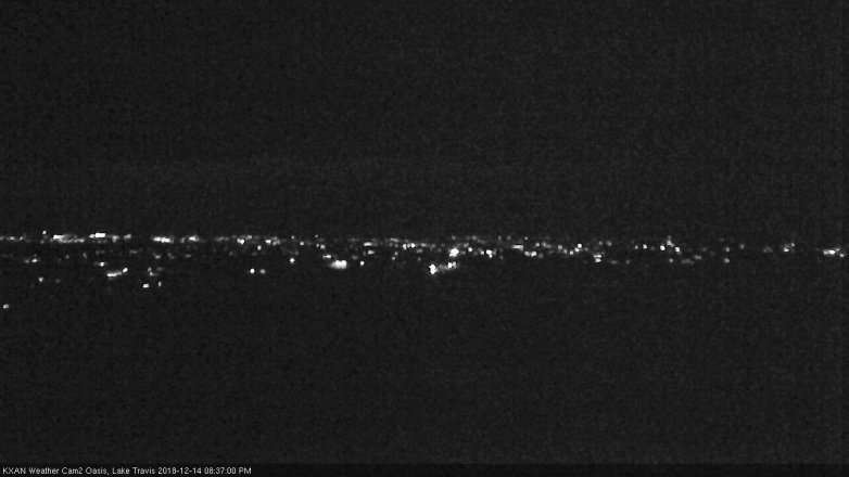 Lake Travis webcam, December 14, 2018 7:40 PM CT