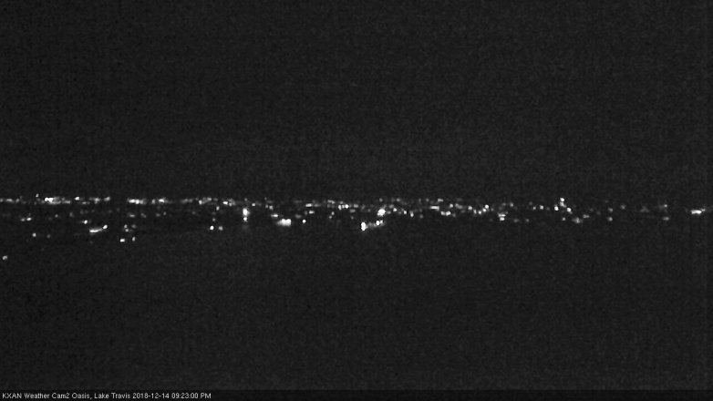 Lake Travis webcam, December 14, 2018 8:25 PM CT