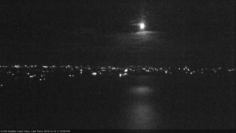 Lake Travis webcam, December 14, 2018 10:20 PM CT