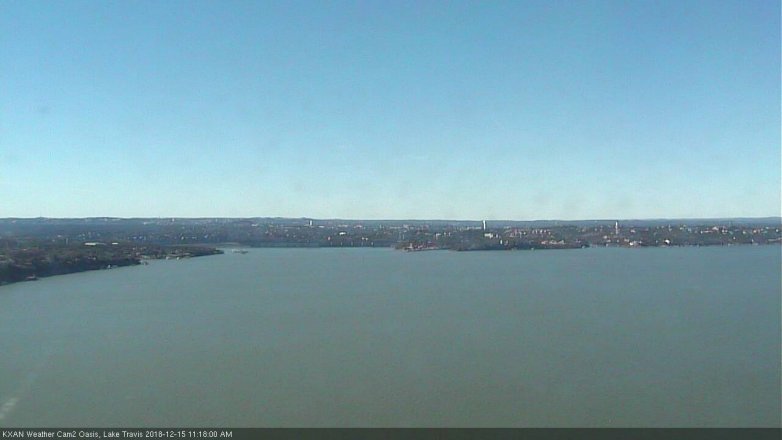 Lake Travis webcam, December 15, 2018 10:20 AM CT
