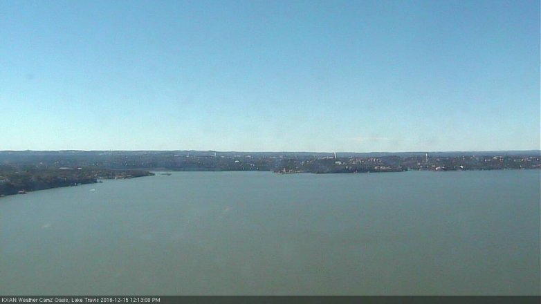 Lake Travis webcam, December 15, 2018 11:15 AM CT