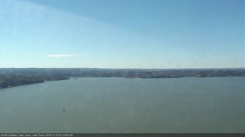 Lake Travis webcam, December 15, 2018 12:25 PM CT
