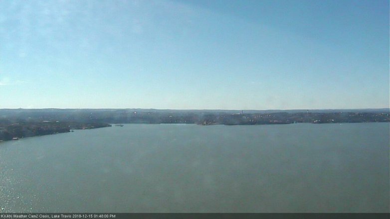 Lake Travis webcam, December 15, 2018 12:50 PM CT