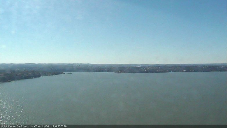 Lake Travis webcam, December 15, 2018 12:55 PM CT