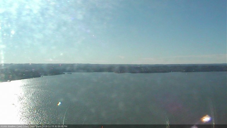 Lake Travis webcam, December 15, 2018 2:00 PM CT