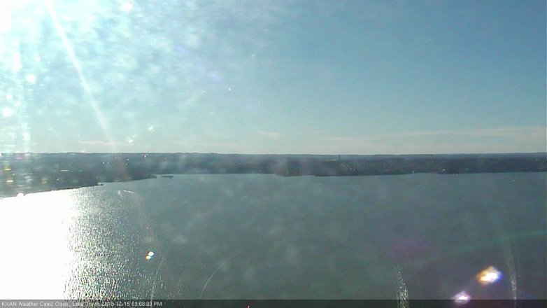 Lake Travis webcam, December 15, 2018 2:10 PM CT