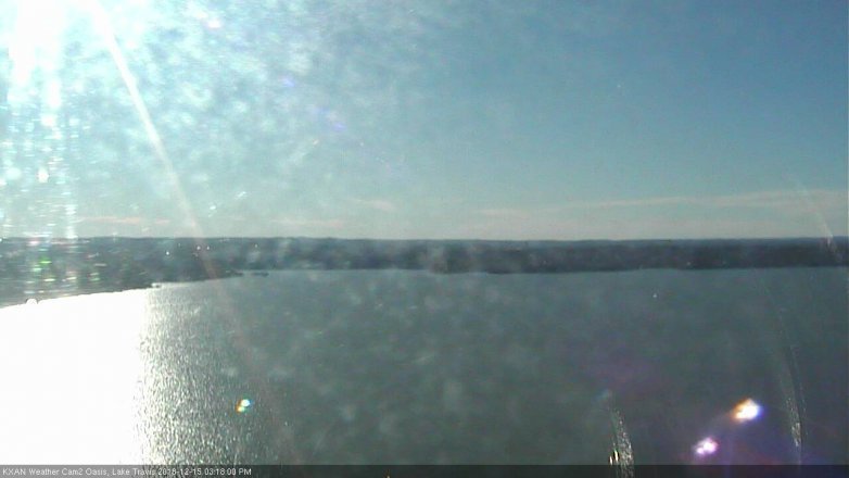 Lake Travis webcam, December 15, 2018 2:20 PM CT