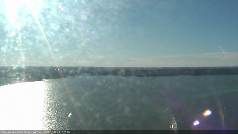 Lake Travis webcam, December 15, 2018 2:25 PM CT