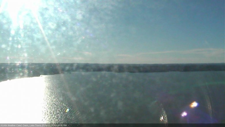 Lake Travis webcam, December 15, 2018 2:30 PM CT