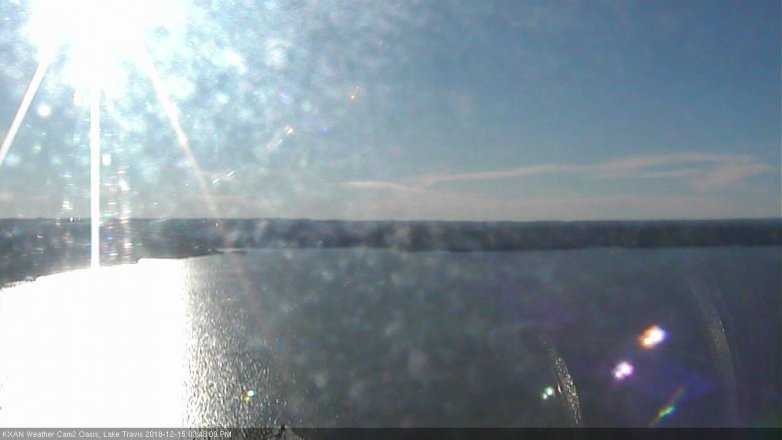 Lake Travis webcam, December 15, 2018 2:45 PM CT